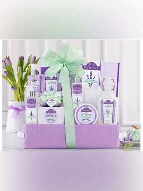 Lavender Spa Experience Gift Basket